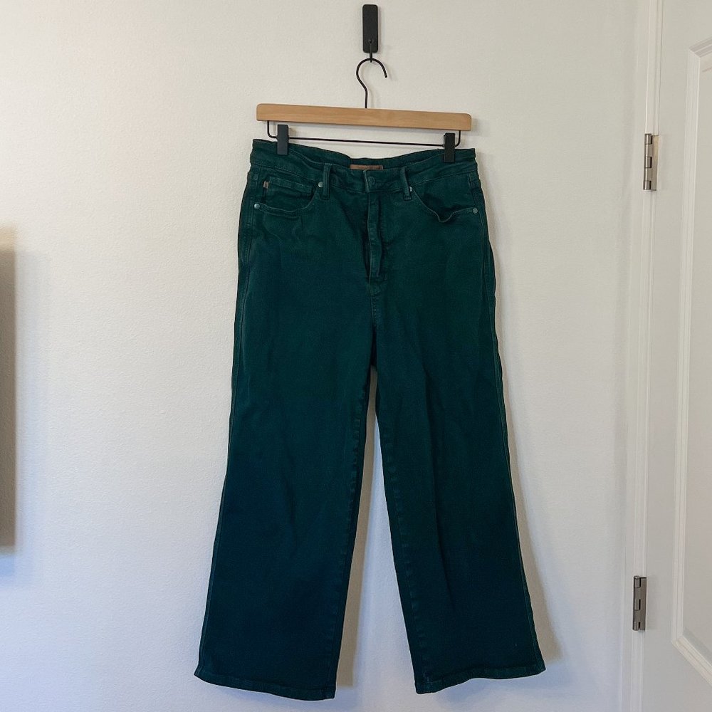Judy Blue Wide Leg Cropped‎ Jeans